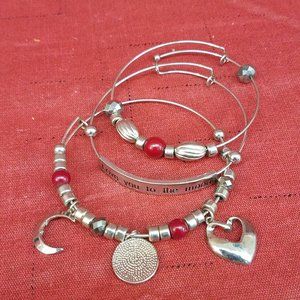 3 pc. Bracelet Set - "Love You To The Moon"